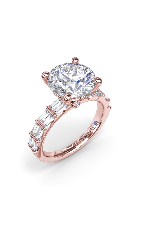 Fana Bridal Engagement Ring S4222-14kt-Rose