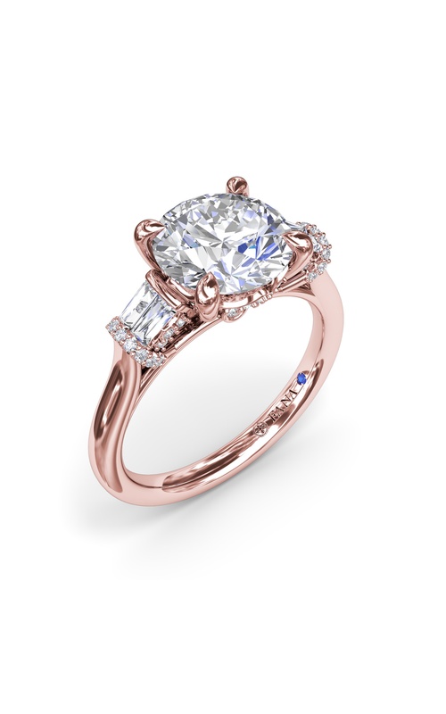 Bridal 14K Rose Gold Engagement Ring S4232-14kt-Rose