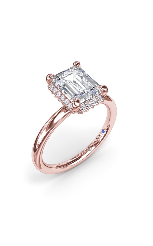 Bridal 14K Rose Gold Engagement Ring S4256-14kt-Rose