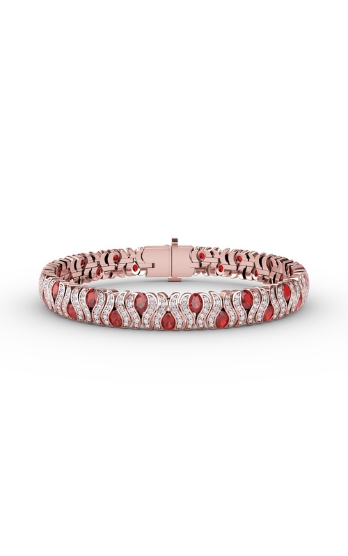 Fana Color Fashion Bracelet B1492R-14kt-Rose