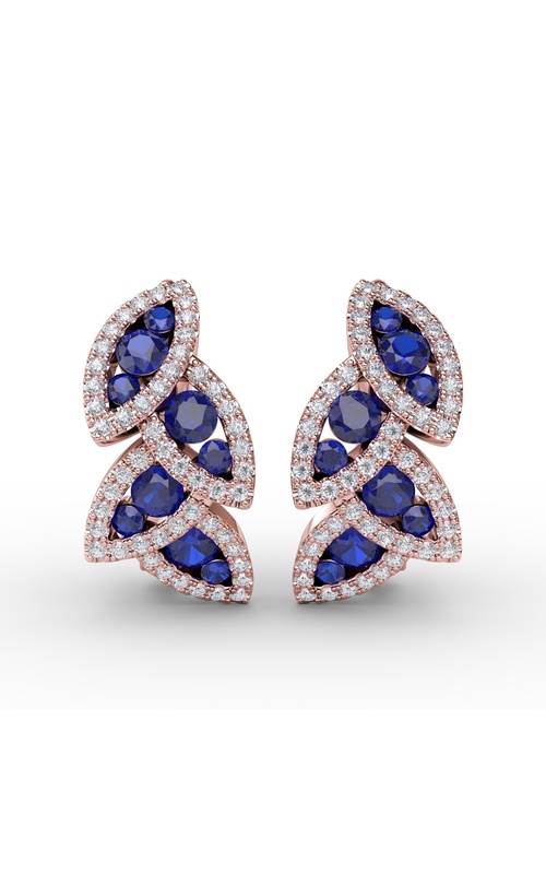Fana Color Fine Jewelry Earring ER1597S-14kt-Rose