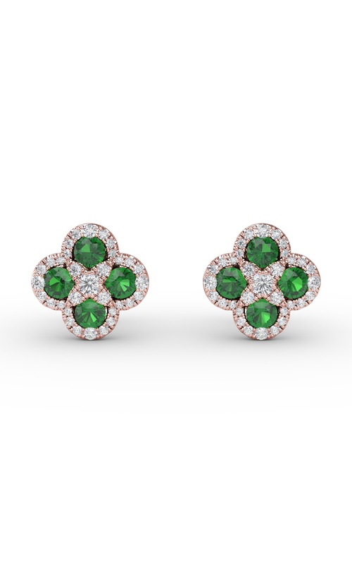 Fana Color Fine Jewelry Earring ER1643E-14kt-Rose