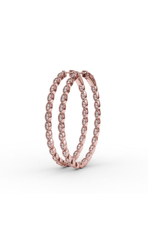 Fana Diamond Fine Jewelry Earring ER4952-14kt-Rose