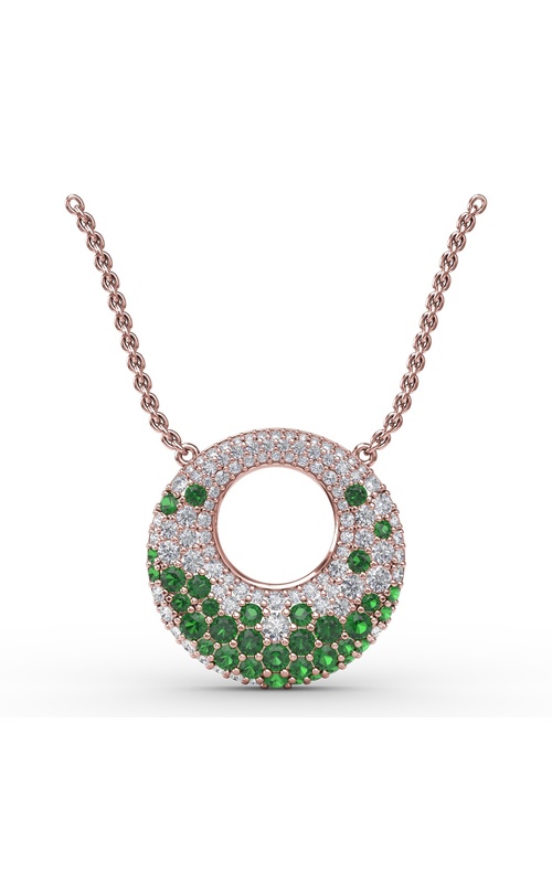 Fana Color Fine Jewelry Necklace P1537E-14kt-Rose