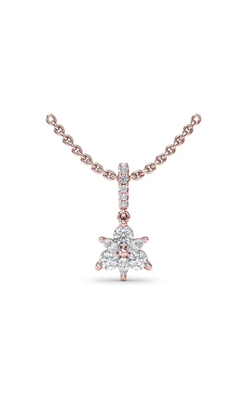 Fana Color Fine Jewelry Necklace P1894D-14kt-Rose