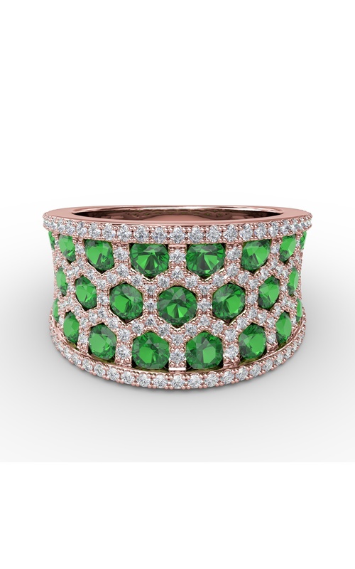 Fana Color Fine Jewelry Ring R1558E-14kt-Rose