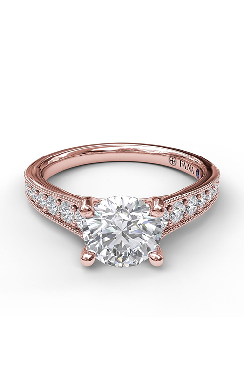 Fana Classic Engagement Ring S3056-18kt-Rose
