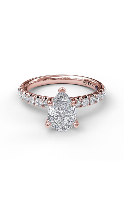 Fana Classic Engagement Ring S3032-18kt-Rose