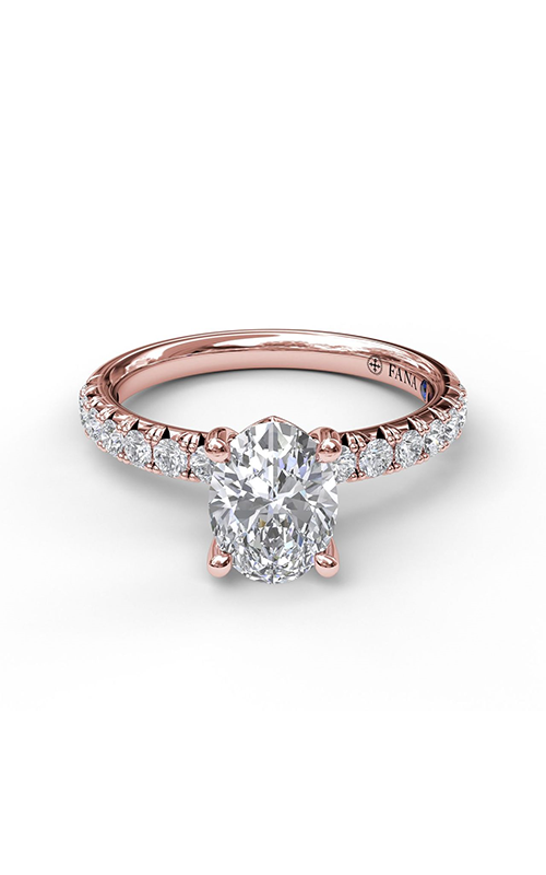 Fana Classic Engagement Ring S3031-18kt-Rose