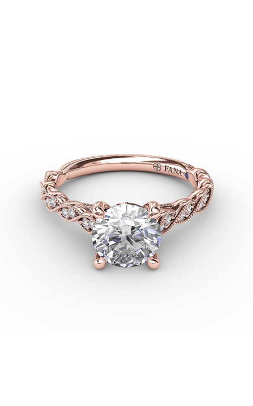 Fana Classic Engagement Ring S3258-18kt-Rose