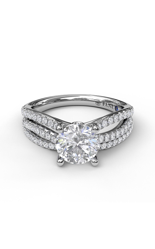 Fana Classic Engagement Ring S3074-14kt-White Fana Classic Engagement Ring S3074-14kt-White