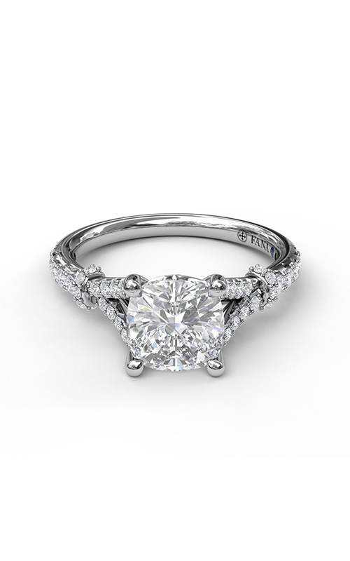 Fana Classic Engagement Ring S3073-14kt-White