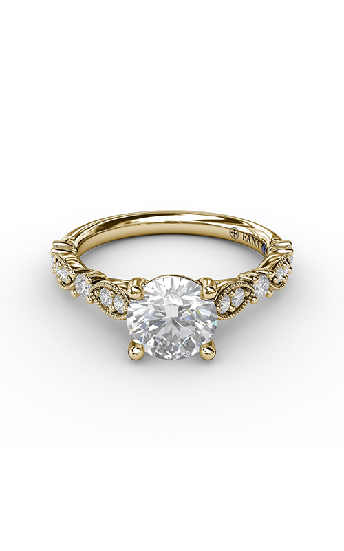 Fana Classic Engagement Ring S3064-14kt-Yellow Fana Classic Engagement Ring S3064-14kt-Yellow