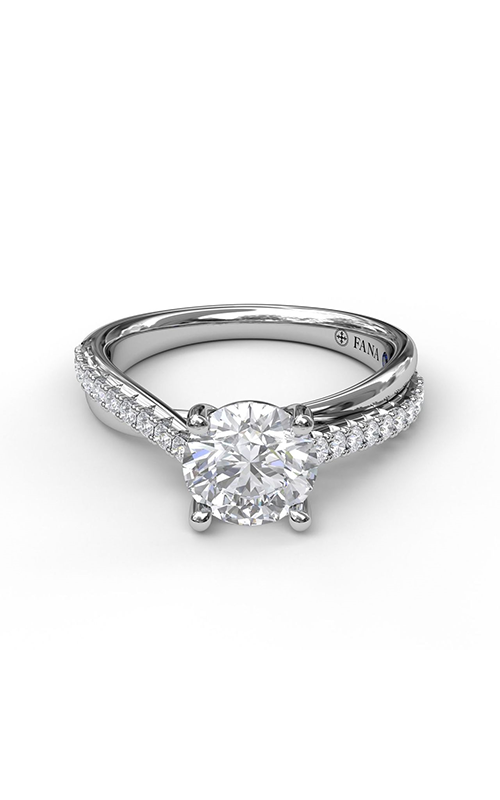 Fana Classic Engagement Ring S3059-14kt-White