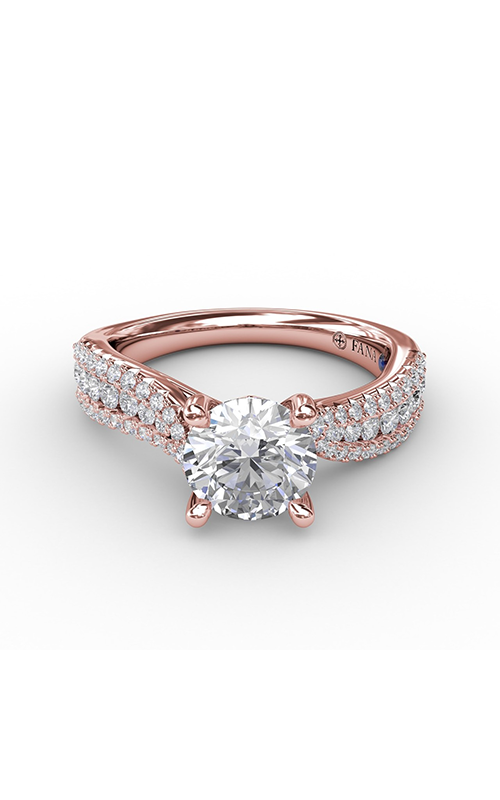 Fana Classic Engagement Ring S3115-14kt-Rose Fana Classic Engagement Ring S3115-14kt-Rose