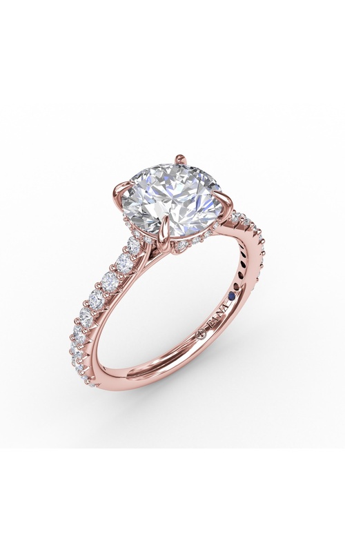 Fana Bridal Engagement Ring S3240-14kt-Rose