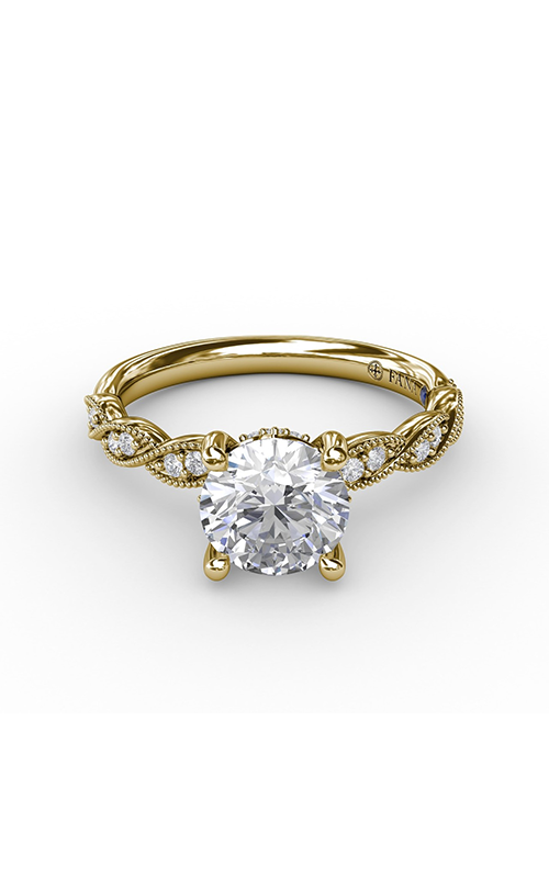 Fana Classic Engagement Ring S3248-14kt-Yellow