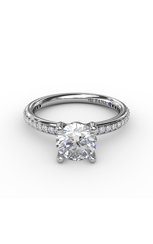 Fana Classic Engagement Ring S3206-Platinum