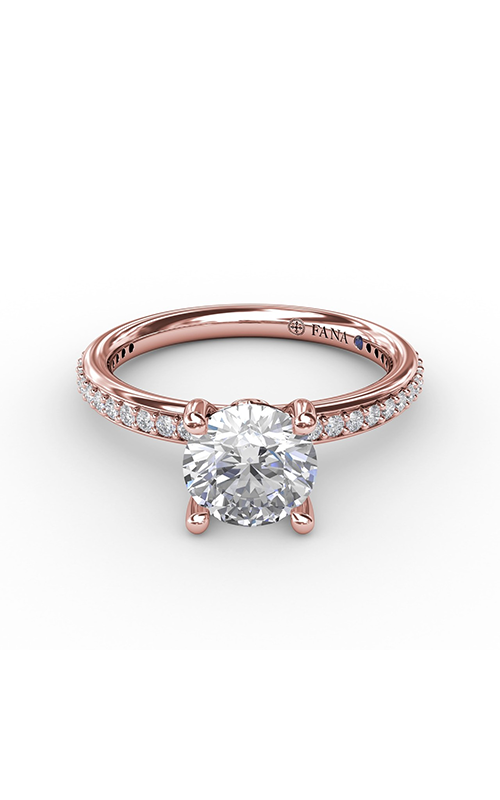 Fana Classic Engagement Ring S3206-18kt-Rose