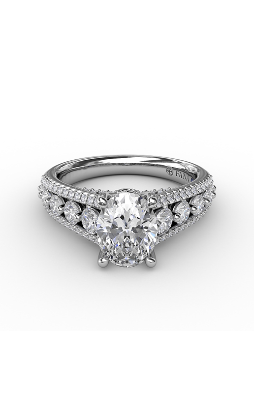 Fana Classic Engagement Ring S3239-18kt-White