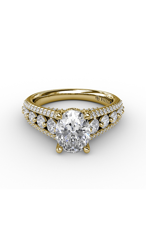 Fana Classic Engagement Ring S3239-18kt-Yellow