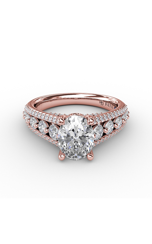 Fana Classic Engagement Ring S3239-18kt-Rose