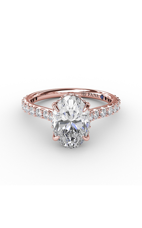 Fana Classic Engagement Ring S3241-18kt-Rose Fana Classic Engagement Ring S3241-18kt-Rose