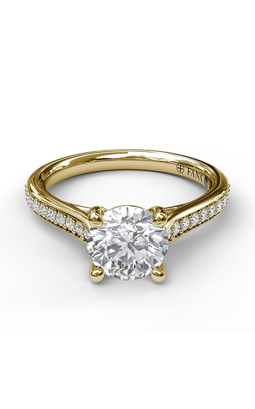 Fana Classic Engagement Ring S3532-18kt-Yellow