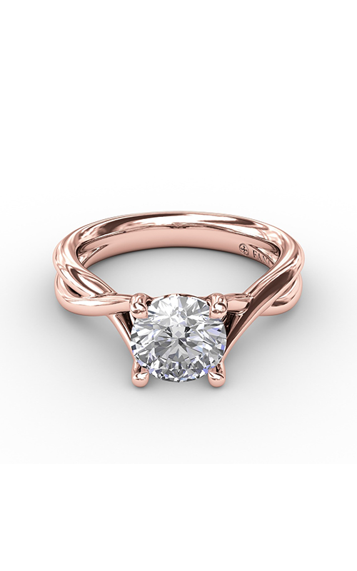 Fana Classic Engagement Ring S3536-18kt-Rose