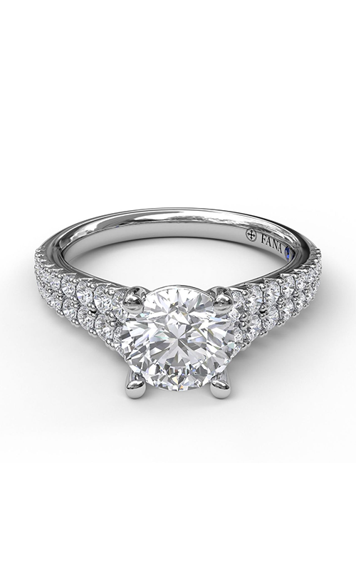 Fana Classic Engagement Ring S3446-14kt-White
