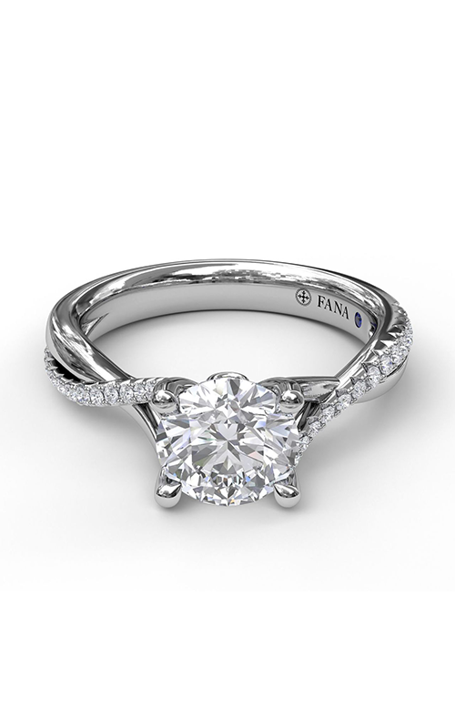 Fana Classic Engagement Ring S3477-18kt-White