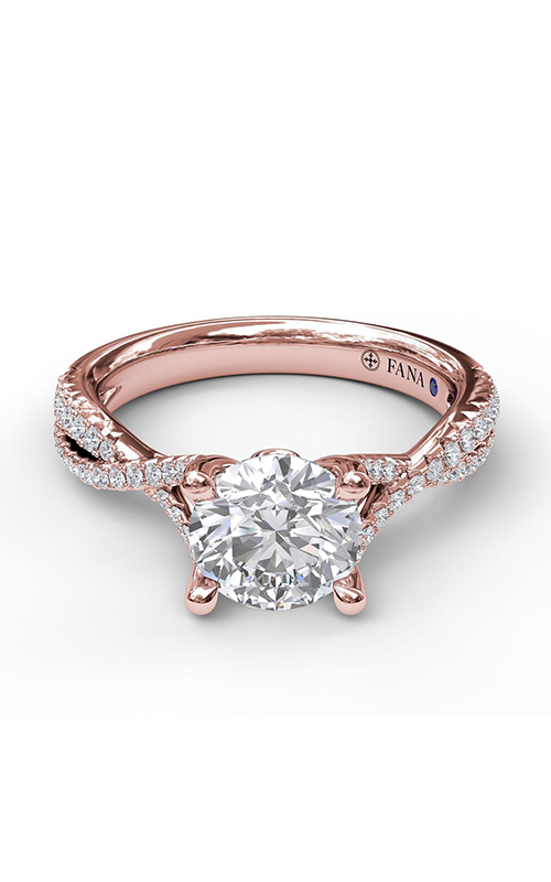 Fana Classic Engagement Ring S3479-14kt-Rose