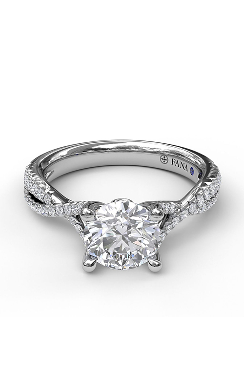 Fana Classic Engagement Ring S3479-Platinum