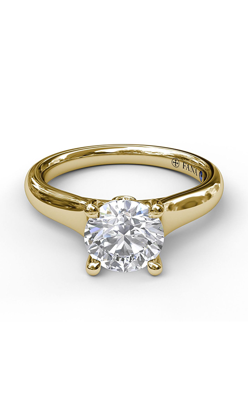 Fana Classic Engagement Ring S3621-18kt-Yellow
