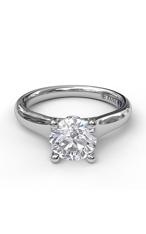 Fana Classic Engagement Ring S3621-Platinum