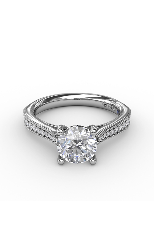 Fana Classic Engagement Ring S3120-14kt-White