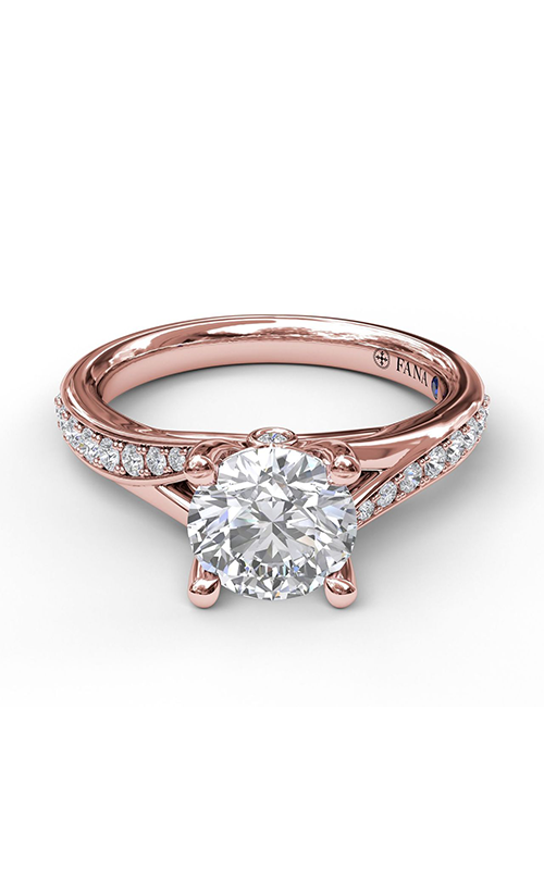 Fana Classic Engagement Ring S3593-14kt-Rose