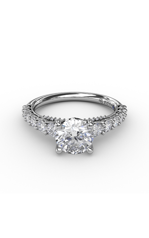 Fana Classic Engagement Ring S3183-14kt-White