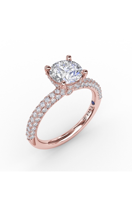 Fana Bridal Engagement Ring S3146-14kt-Rose