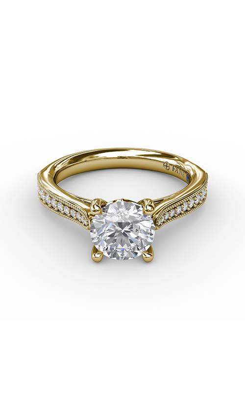 Fana Classic Engagement Ring S3120-18kt-Yellow