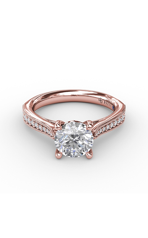 Fana Classic Engagement Ring S3120-18kt-Rose