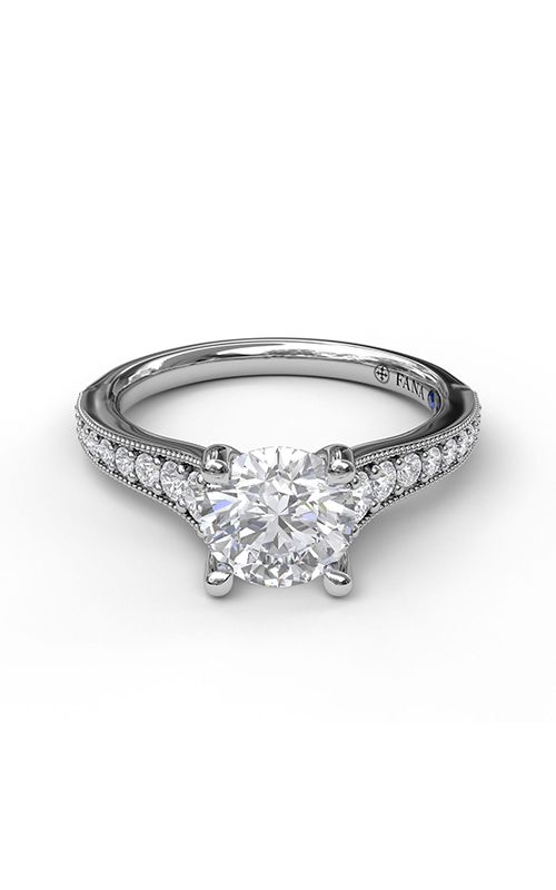 Fana Classic Engagement Ring S3091-14kt-White