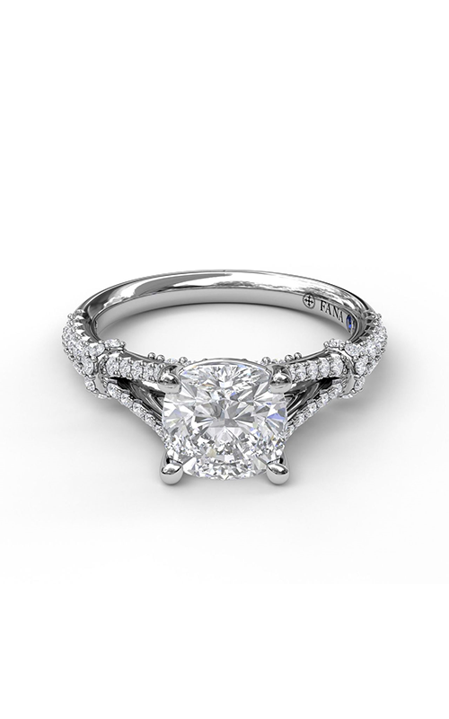 Fana Classic Engagement Ring S3097-14kt-White
