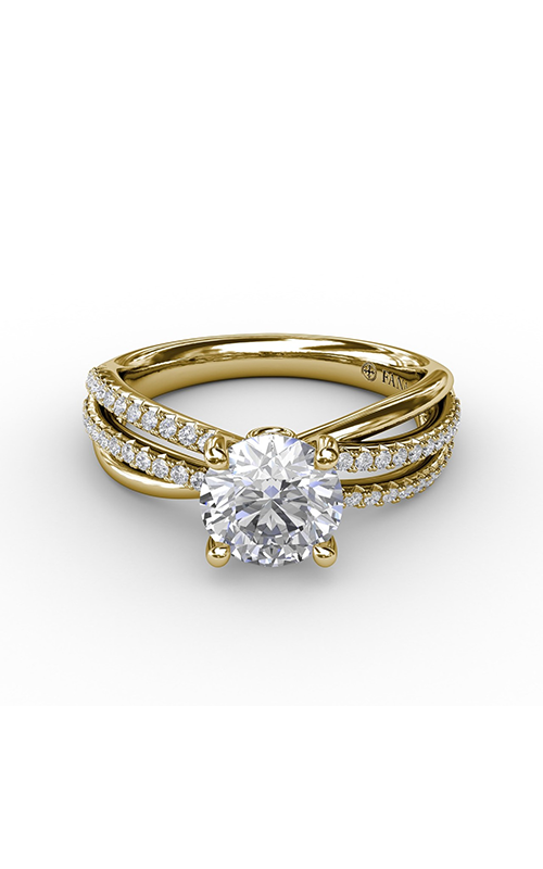 Fana Classic Engagement Ring S3114-14kt-Yellow