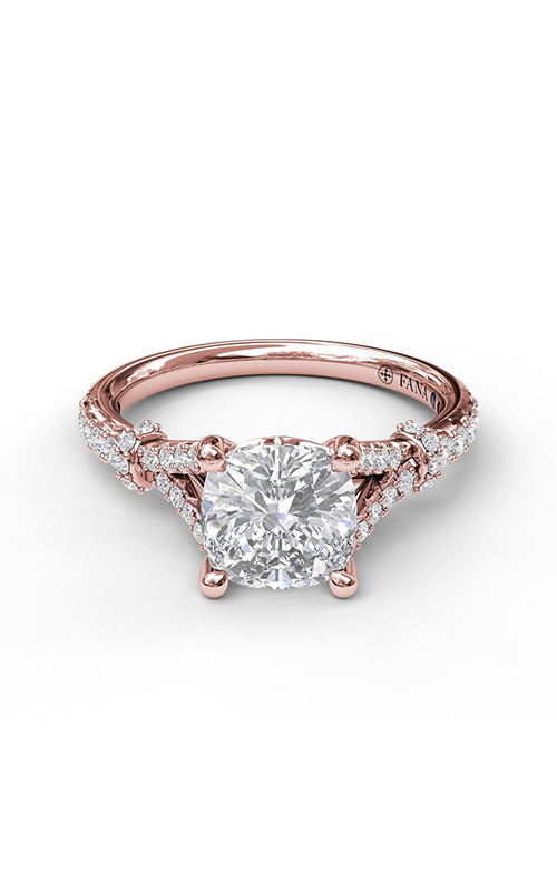 Fana Classic Engagement Ring S3073-18kt-Rose