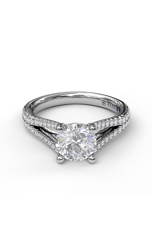 Fana Classic Engagement Ring S3078-18kt-White