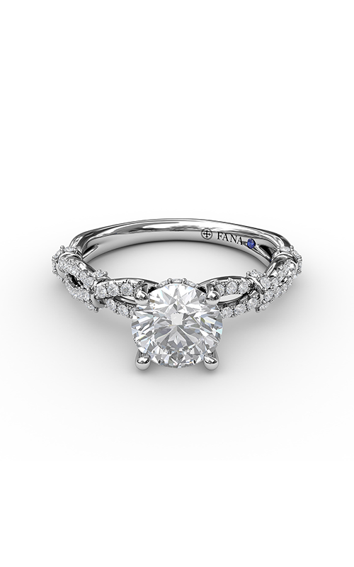Fana Classic Engagement Ring S3084-18kt-White