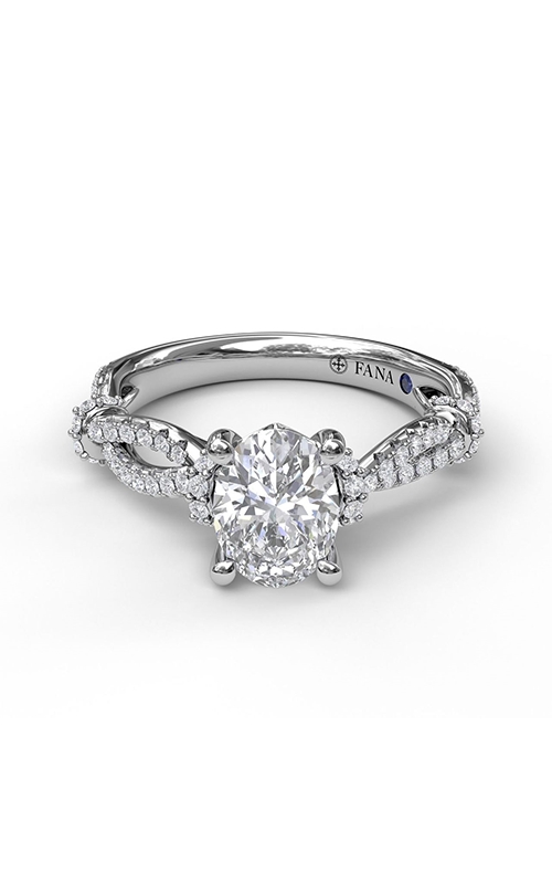 Fana Classic Engagement Ring S3086-18kt-White