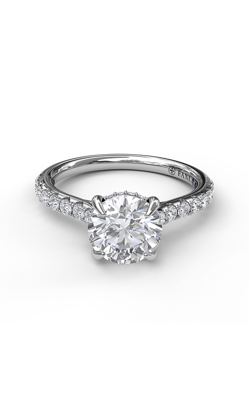 Fana Classic Engagement Ring S3024-14kt-White