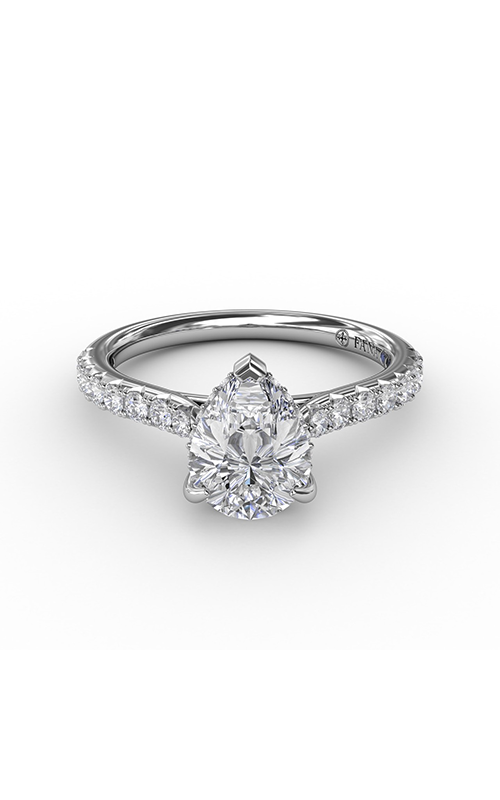 Fana Classic Engagement Ring S3027-14kt-White